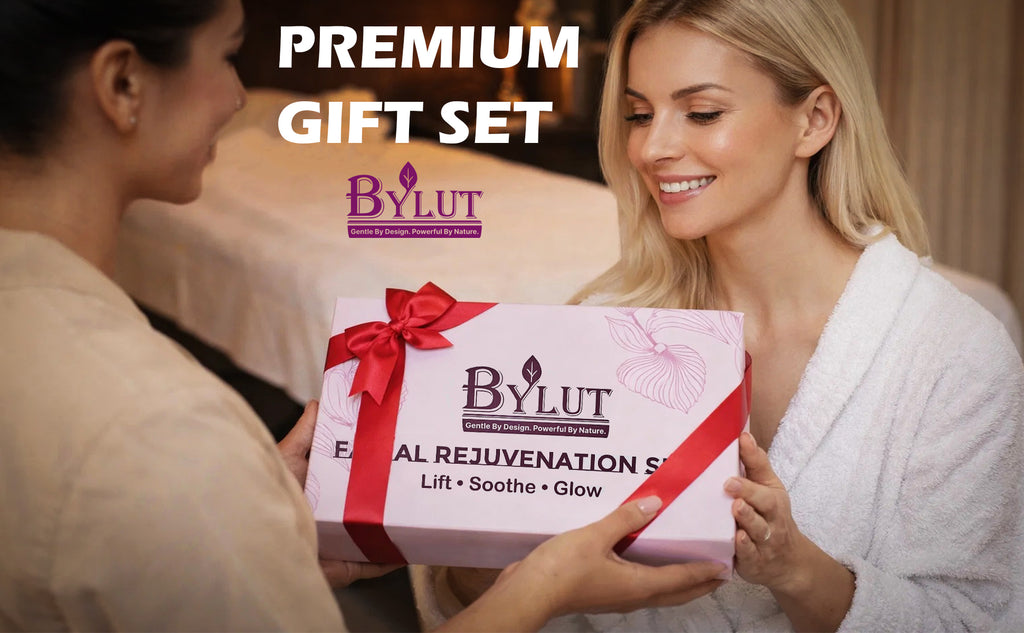 BYLUT 3-in-1 Ice Globes & Glass Facial Cupping Set, 2 Ice Globes for Face + 4-Size Facial Cupping Set for Face Lifting  & Body Suction Cups, Facial Ice Roller for Depuffing, Heat & Cold Therapy-Purple